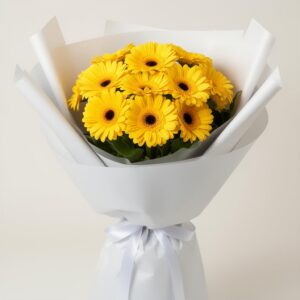 Sarı Gerbera Buketi
