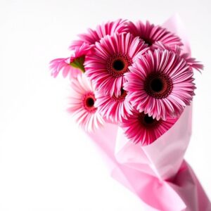 Pembe Gerbera Buketi